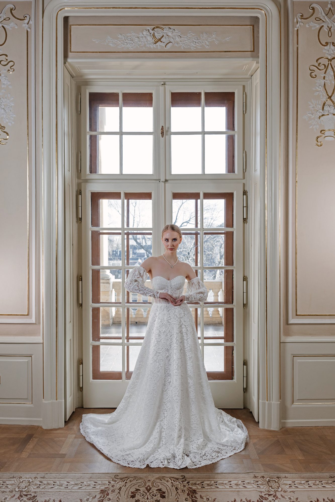 Debby A-vonalú menyasszonyi ruha – Viktoria Marriage