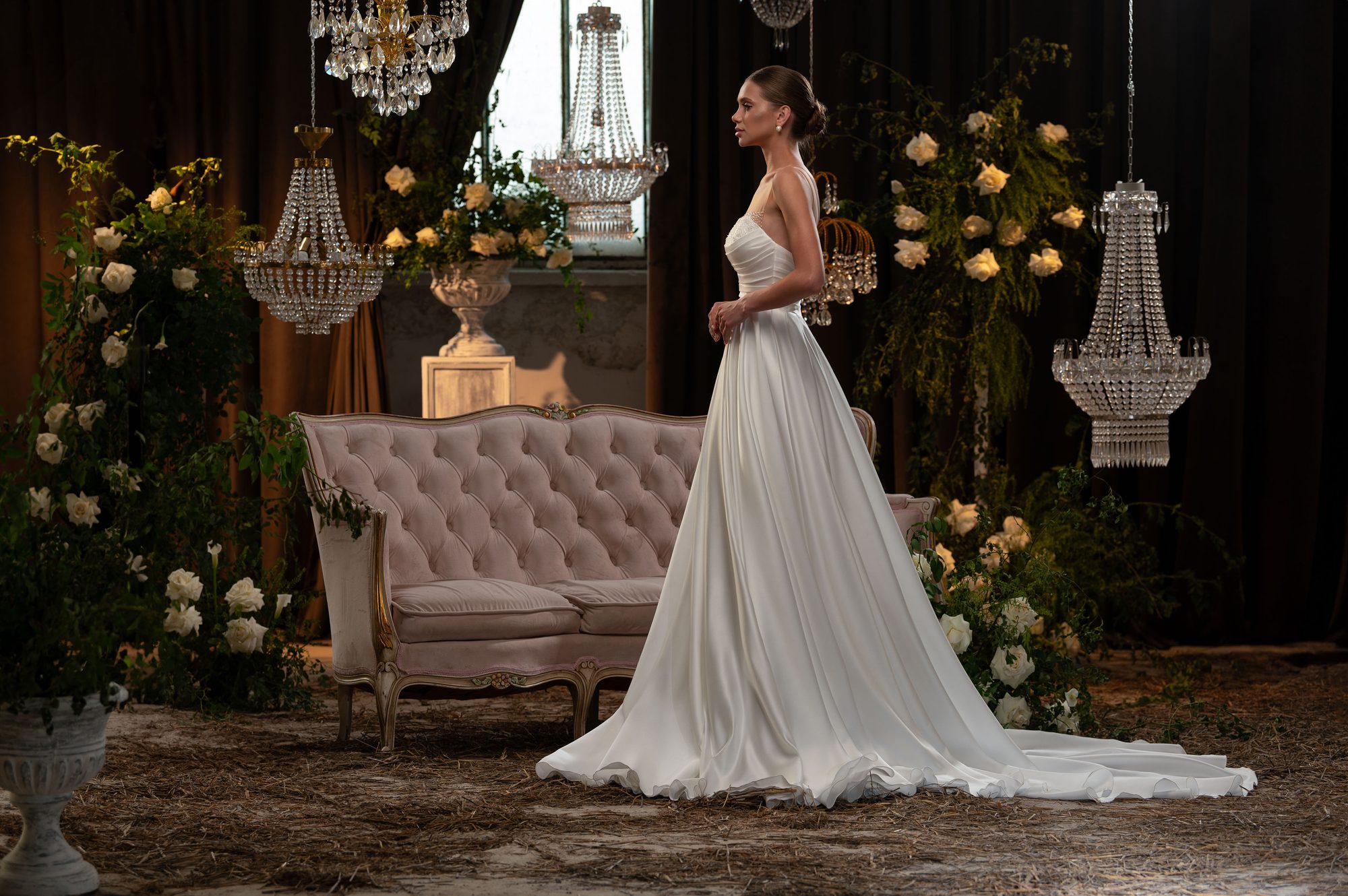 Medilin A-vonalú menyasszonyi ruha – Viktoria Marriage