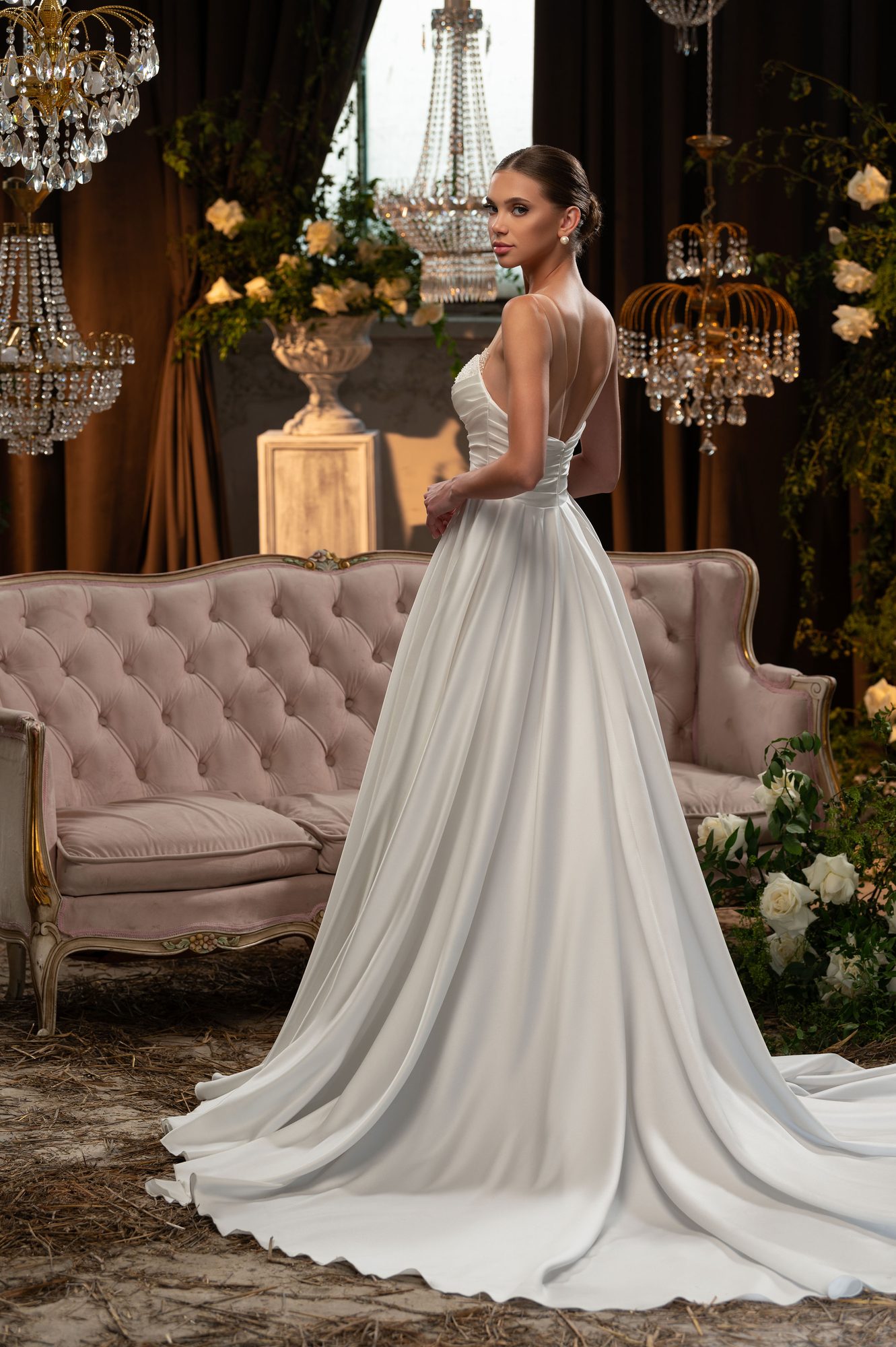Medilin A-vonalú menyasszonyi ruha – Viktoria Marriage